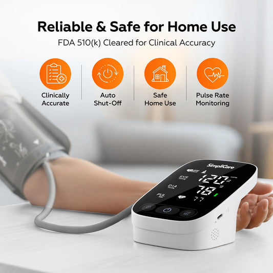 Digital Blood Pressure Monitor for Arm – BP Machine with Accurate Readings