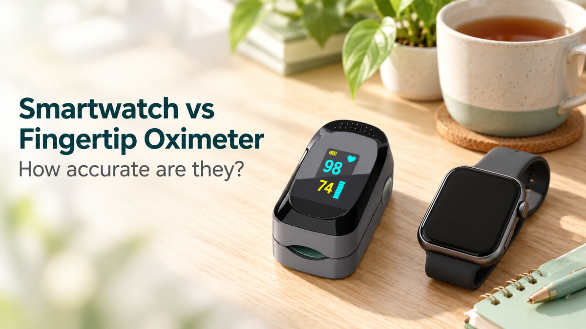 Smartwatch vs Fingertip Oximeter : How Accurate Are They?