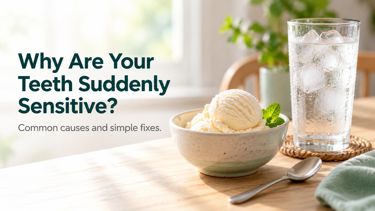 Why Do Teeth Suddenly Become Sensitive? Causes and Fixes