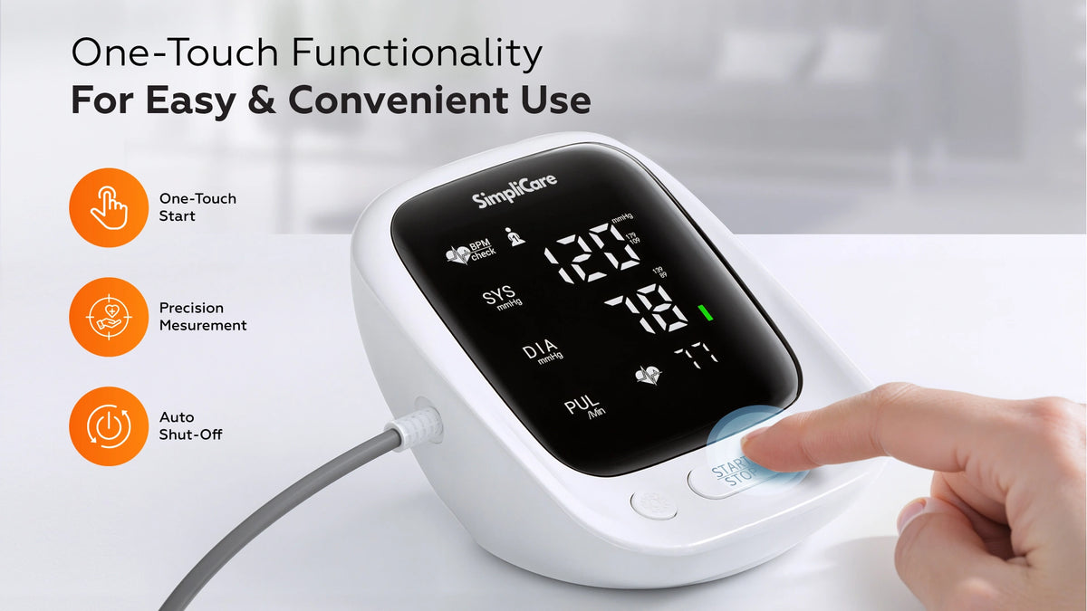 Simplex Bp Monitor Buy Digital Blood Pressure Monitor – Accurate Upper Arm BP Machine for ...