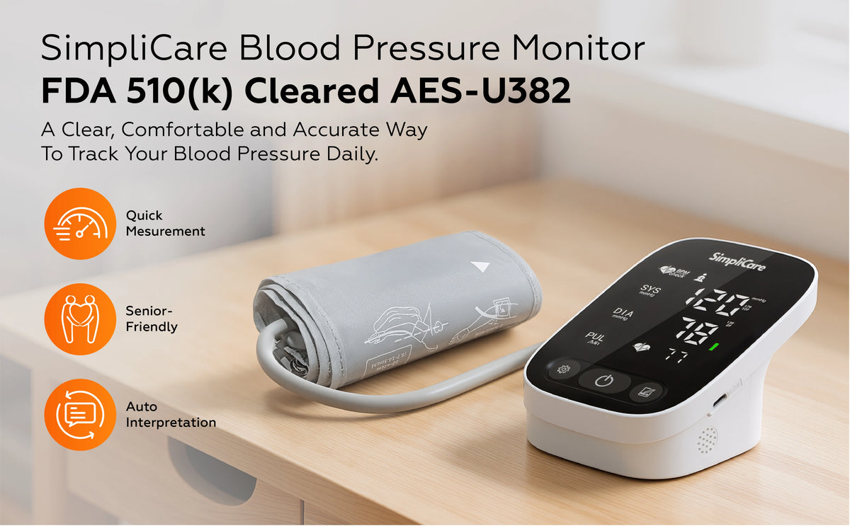 Simplex Bp Monitor Digital Blood Pressure Monitor – SimpliCare Arm BP Machine