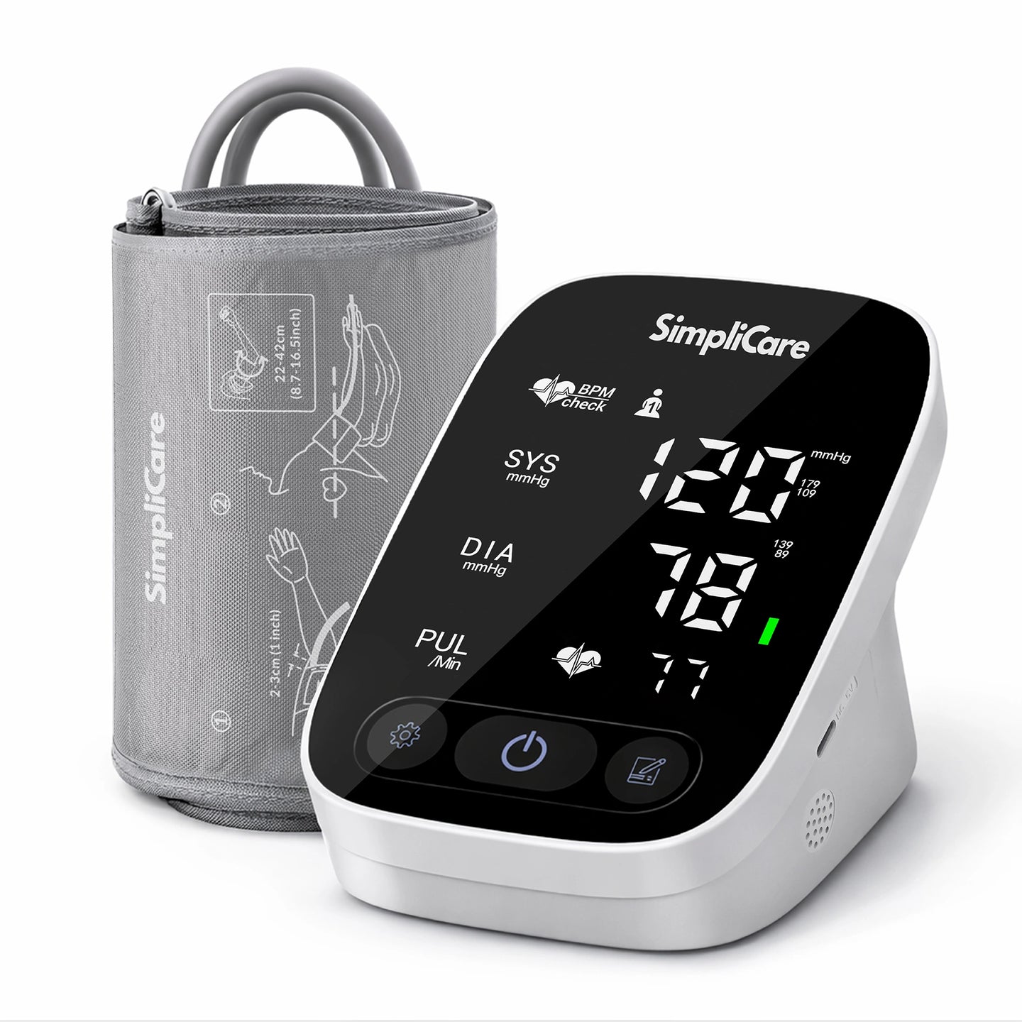 Digital Blood Pressure Monitor for Arm – BP Machine with Accurate Readings