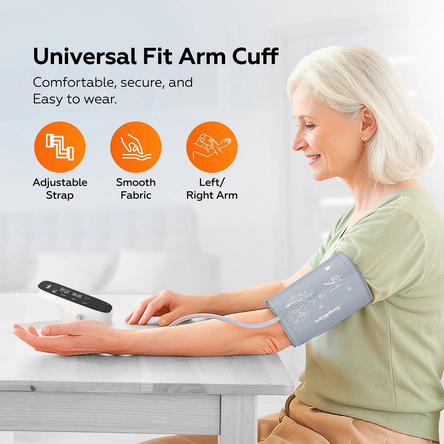 Digital Blood Pressure Monitor for Arm – BP Machine with Accurate Readings